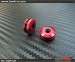 Hawk Creation 550~700 Matel Canopy Rubber Grommet Mount Set (Red)